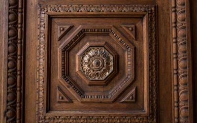 درب چوبی , طرح قاب و چهارچوب درب