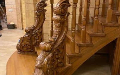 راهنمای کامل نرده های چوبی برای پله ها