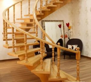 اجرا و نصب انواع نرده و دسته نرده و کف پله چوبی