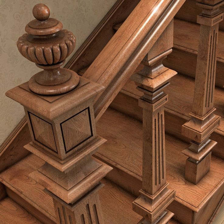اجرای نرده چوبی پله لوکس و لاکچری ، تولیدکننده نرده چوبی cnc ، سازنده پله چوب و فلزی