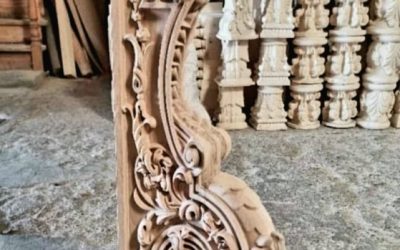 ایستگاه و شاه‌نرده چوبی: جلوه‌ای از اصالت و شکوه در پله‌های چوبی لاکچری