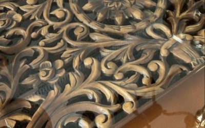 فروش مبلمان ۷ نفره استیل چوب را با میز ناهارخوری لوکس و تمیز در سوهانک تهران