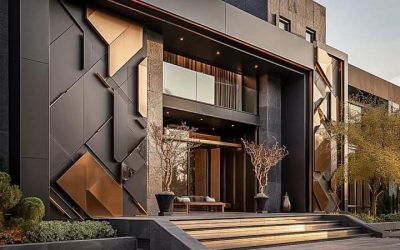 طراحی درب ورودی مدرن لاکچری برای ویلاهای ۲۰۲۵