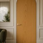 درب فریم لس قوس دار