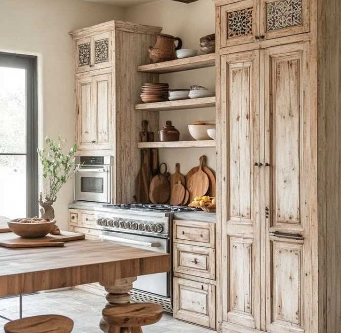 کابینت مدرن وایت واش؛ ترکیبی از سادگی، نور و سبک مینیمال