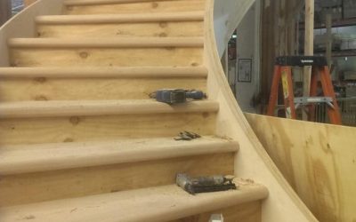 اجرای پله چوب و فلز در دماوند و آینه ورزان | گروه فن و هنر