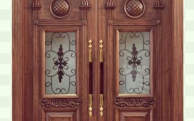 نمونه کار درب چوبی لابی | معرفی سازنده انواع درب‌های چوبی مدرن و کلاسیک