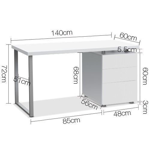 امکان اجرای میز تحریر با ارتفاع و ابعاد مختلف