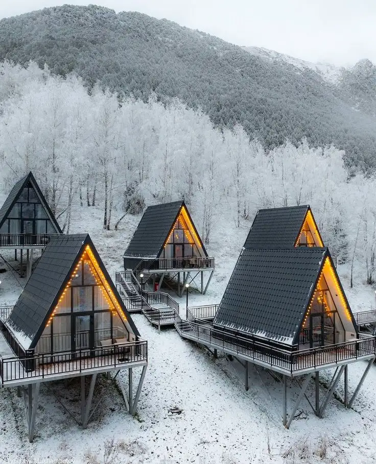 طراحی و ساخت شهرک ویلایی و کلبه چوبی