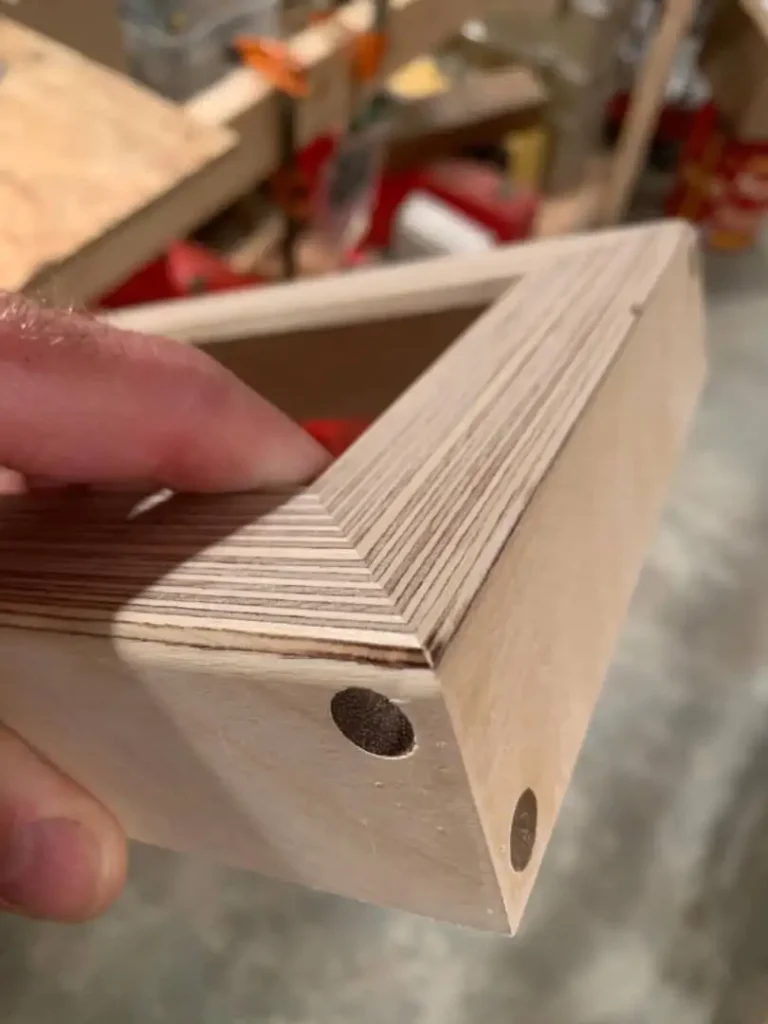 چارچوب ورق پلای وود روسی با روکش چوب طبیعی