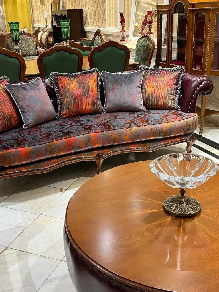 طراحی و ساخت مبل چستر دسته گرد