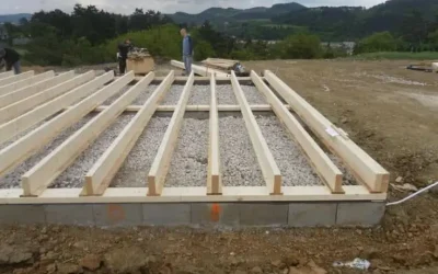 نوع فونداسیون برای کلبه چوبی + هزینه و نکات اجرایی