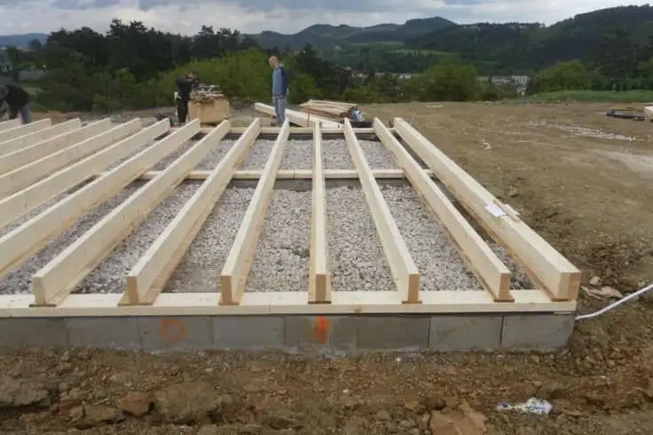 فونداسیون برای کلبههای چوبی