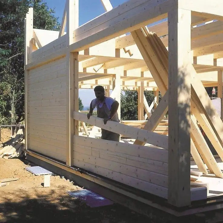 بهترین اتصالات دیوار چوبی در کلبه‌های چوبی لاگ و تمام چوب