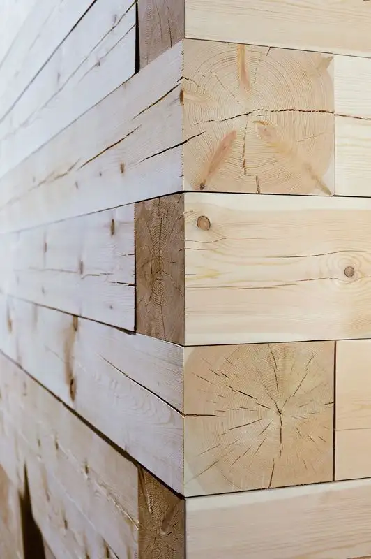 بهترین اتصالات دیوار چوبی در کلبه‌های چوبی لاگ و تمام چوب