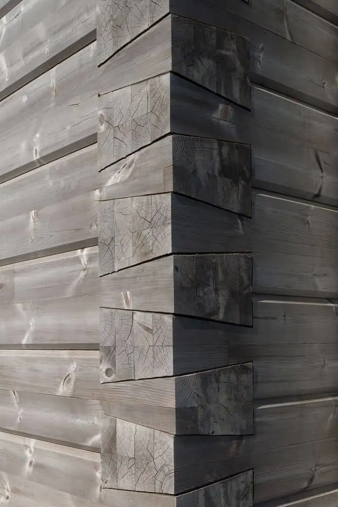 بهترین اتصالات دیوار چوبی در کلبه‌های چوبی لاگ و تمام چوب