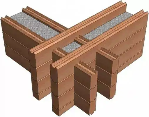 اجرای دیوارهای دوجداره با سیستم لاگ