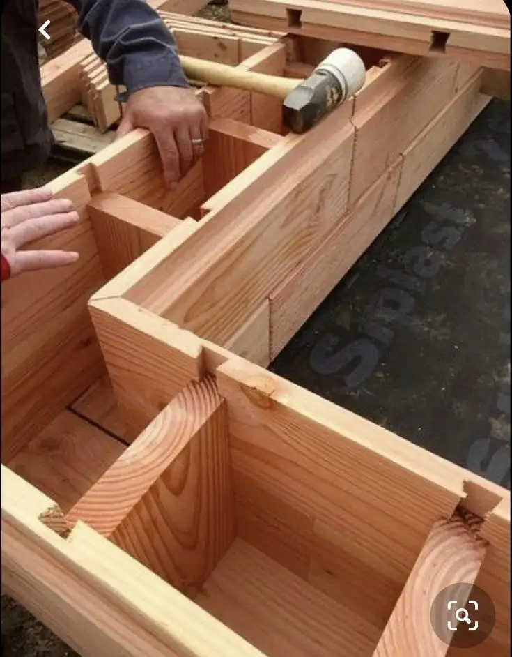 اجرای دیوارهای دوجداره با سیستم لاگ