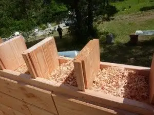 اجرای دیوارهای دوجداره با سیستم لاگ