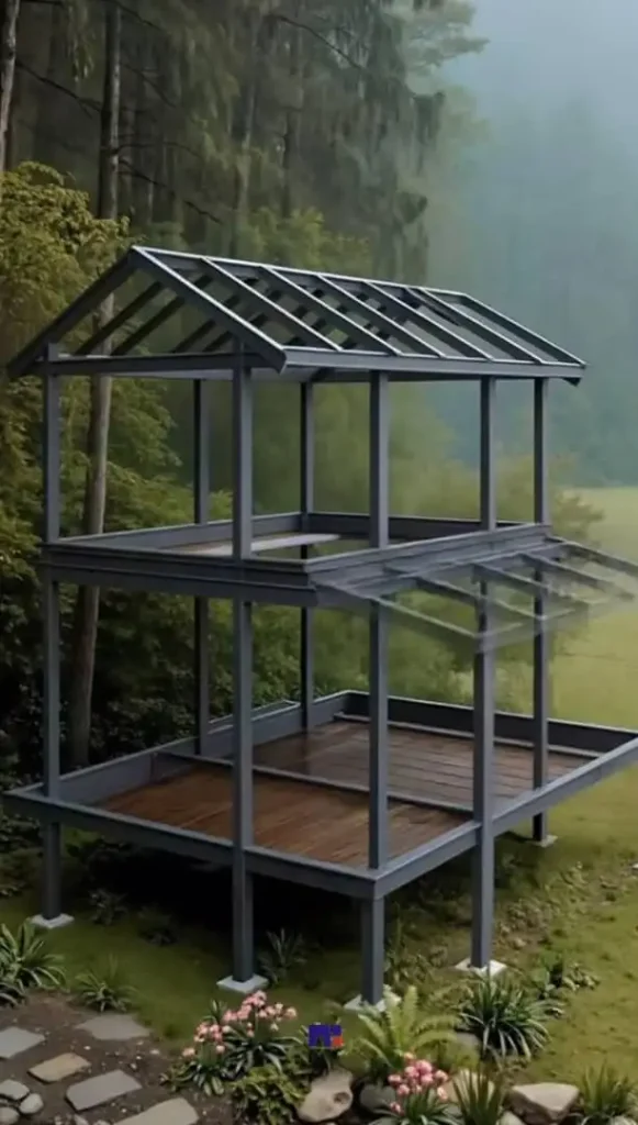 طراحی و ساخت کلبه چوبی