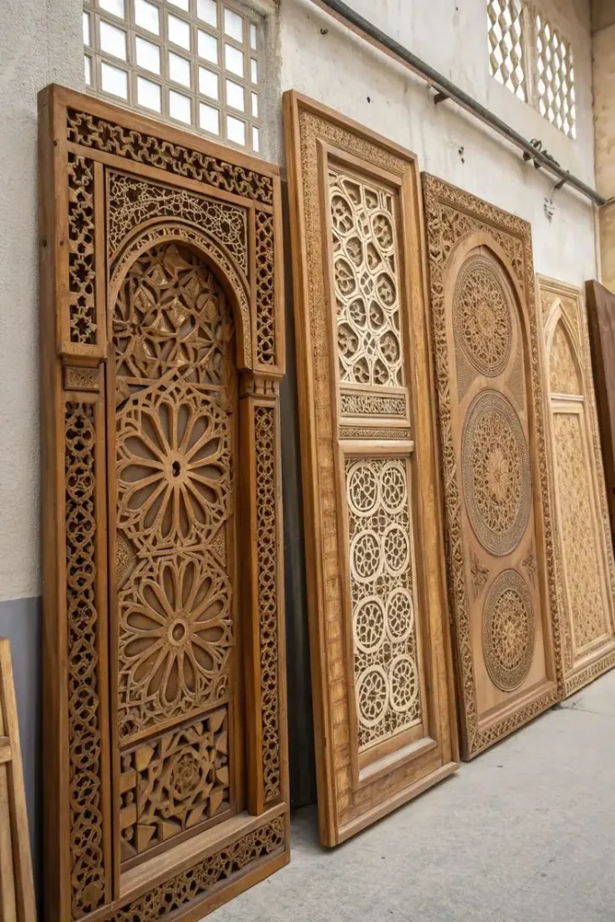 درب‌های مسجد، هنر گره چینی و نقوش جاودان