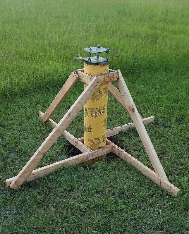 فونداسیون برای کلبههای چوبی