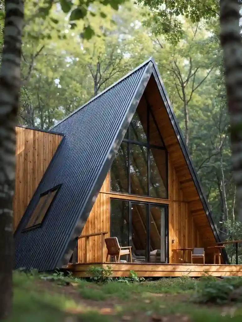 سازنده کلبه چوبی نمک آبرود با طراحی سفارشی و ساخت استاندارد سازه چوبی در محیط جنگلی