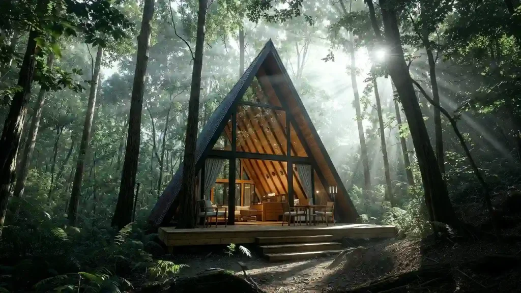 ساخت کلبه چوبی در میگون با طراحی اختصاصی و ساخت سفارشی انواع کلبه چوبی، ای‌فریم و ترکیبی چوب و فلز