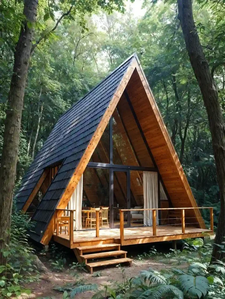 سازنده کلبه چوبی کلاردشت با طراحی سفارشی و اجرای سازه تمام چوب و فلز در مناطق شمالی