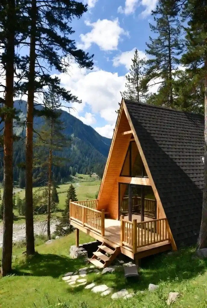 ساخت کلبه چوبی در میگون با طراحی اختصاصی و ساخت سفارشی انواع کلبه چوبی، ای‌فریم و ترکیبی چوب و فلز