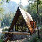 سازنده کلبه چوبی چمستان با طراحی سفارشی و اجرای انواع کلبه تمام‌چوب و چوب و فلز