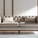 مبل راحتی شیک با طراحی مدرن و ساخت سفارشی در کارگاه صنایع چوب فن و هنر