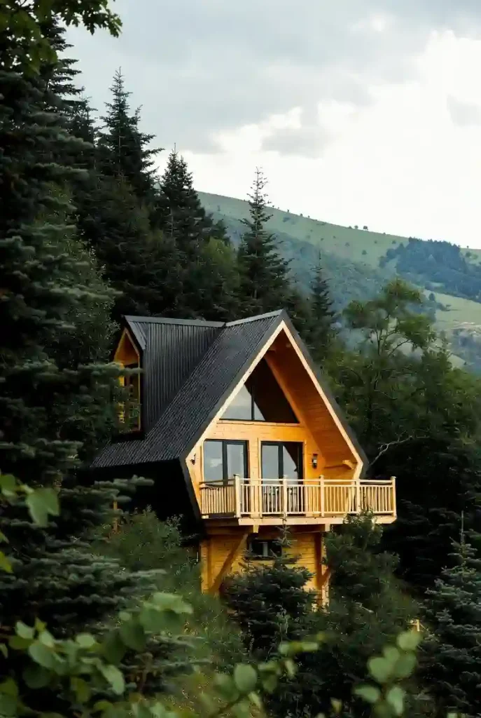 ساخت کلبه چوبی رودبارقصران با طراحی سفارشی و متریال استاندارد