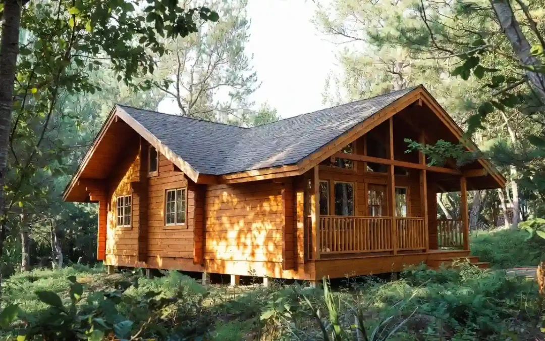 ساخت کلبه چوبی رودهن | طراحی و اجرای سفارشی سازه‌های چوبی