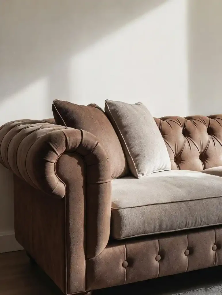 مبل چستر با طراحی مدرن یا کلاسیک، ساخته شده با پارچه استاندارد و متریال مقاوم