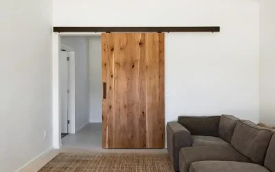 درب ریلی اتاق پذیرایی | طراحی و ساخت سفارشی با متریال استاندارد