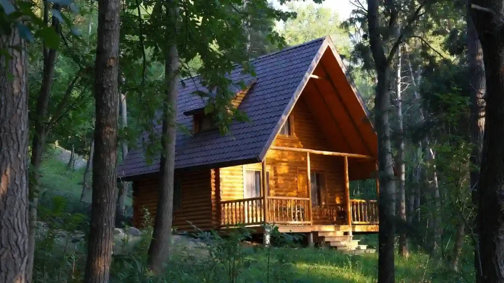 ساخت کلبه چوبی در ساری با طراحی سفارشی و اجرای دقیق جزئیات سازه چوبی