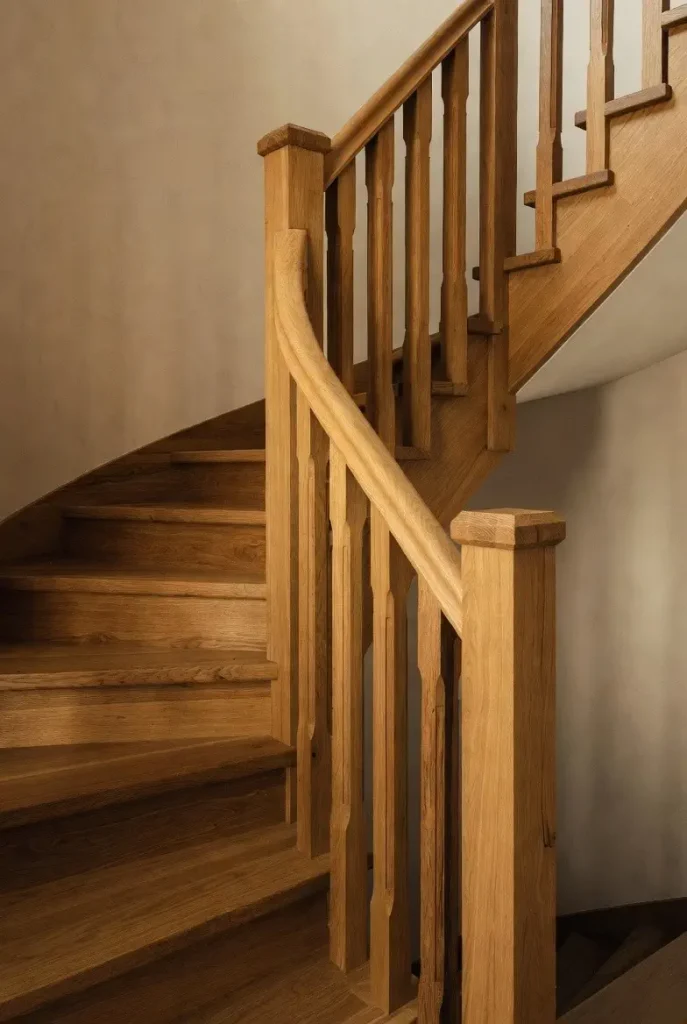 سازنده سفارشی دسته نرده پله چوبی و پله تمام چوب، اجرای مدرن و کلاسیک