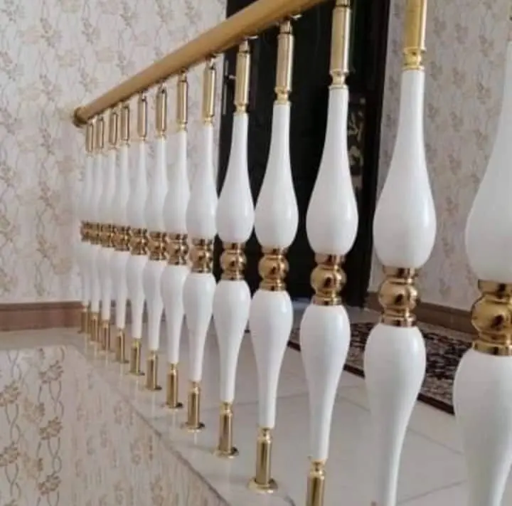 نمونه کار نرده پله PVC پلیمری صادراتی