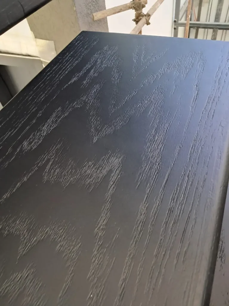 کف پله بلوط مشکی کلاسیک ، موج نما