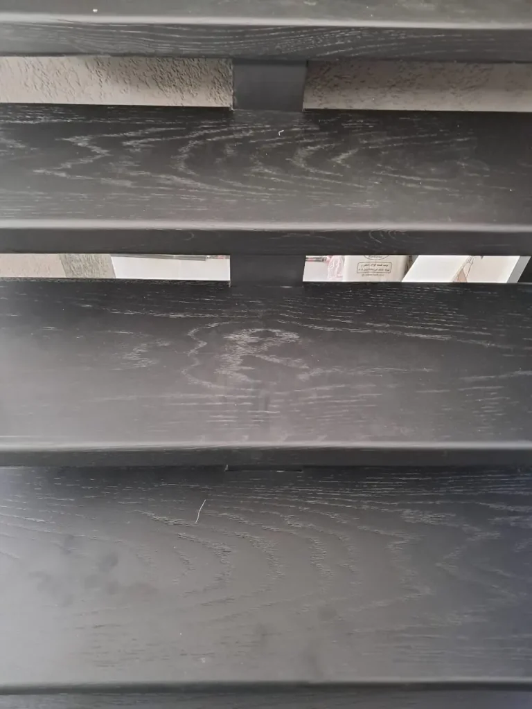 کف پله بلوط مشکی کلاسیک ، موج نما