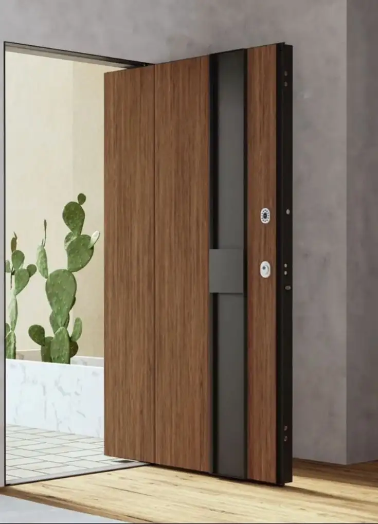 استفاده از شیشه در درب های فلزی