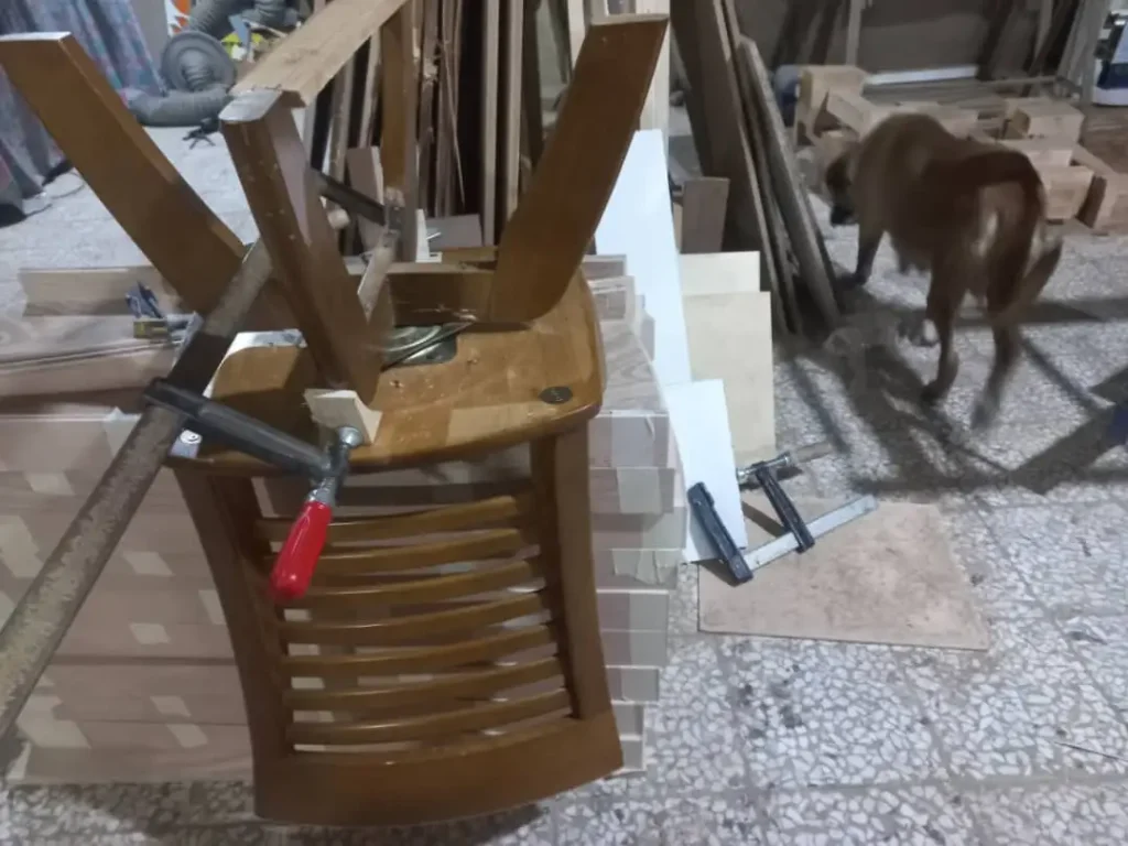 تعمیر صندلی چوبی، نجاری و روکوبی تخصصی