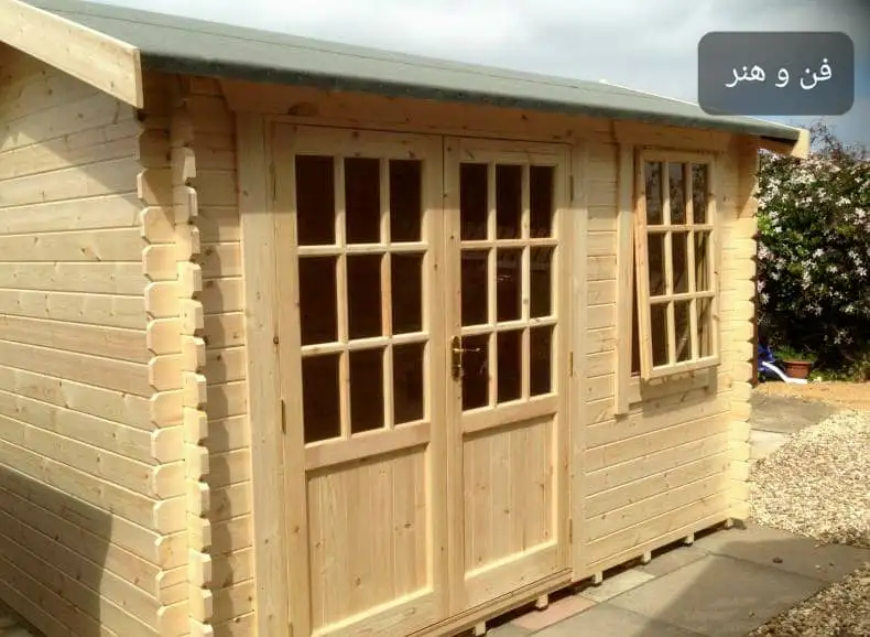 کلبه چوبی ویلایی