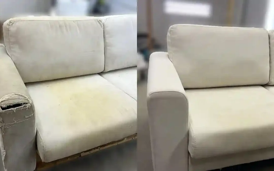 تعمیر و بازسازی مبل در کارگاه، استفاده از متریال استاندارد و ابزار حرفه‌ای، بازگرداندن کیفیت و ظاهر مبل