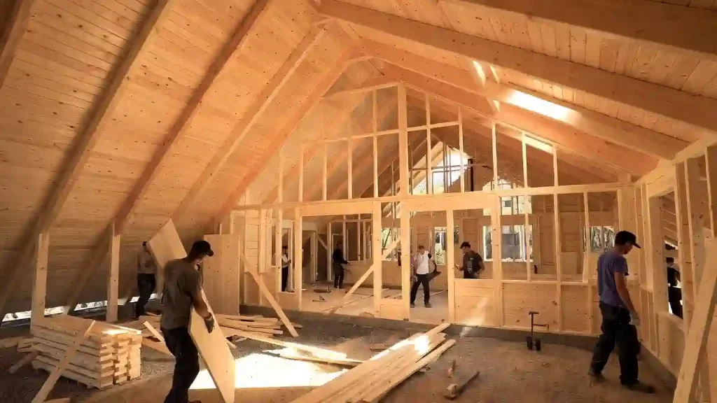 ساخت کلبه چوبی در اشتهارد، استفاده از چوب با کیفیت و متریال استاندارد، طراحی مدرن و سفارشی