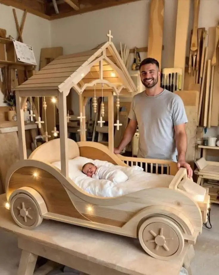 خرید و ساخت تخت کودک حفاظ‌دار چوبی