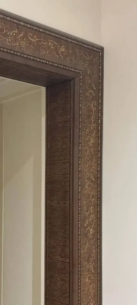 اجرای قاب چهارچوب و روکوب معرق‌کاری