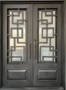 ساخت دربهای لابی چوب و فلز