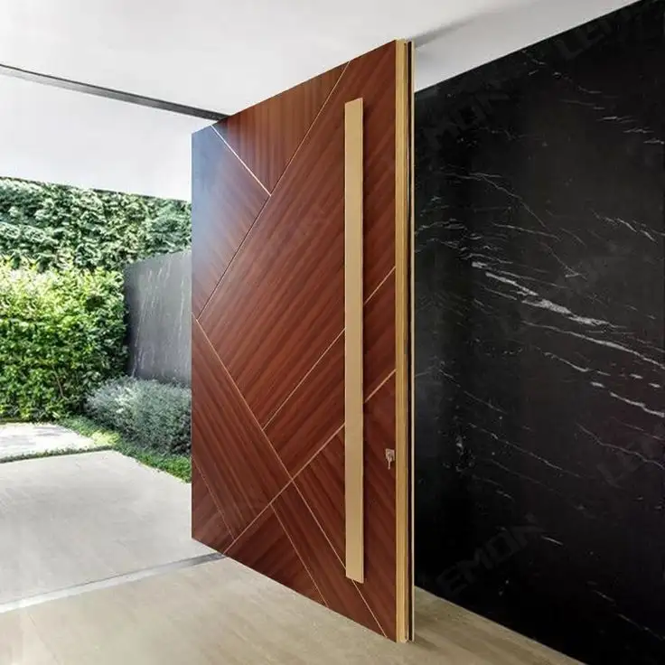 ساخت درب پیوت ترکیبی (فلز و چوب)